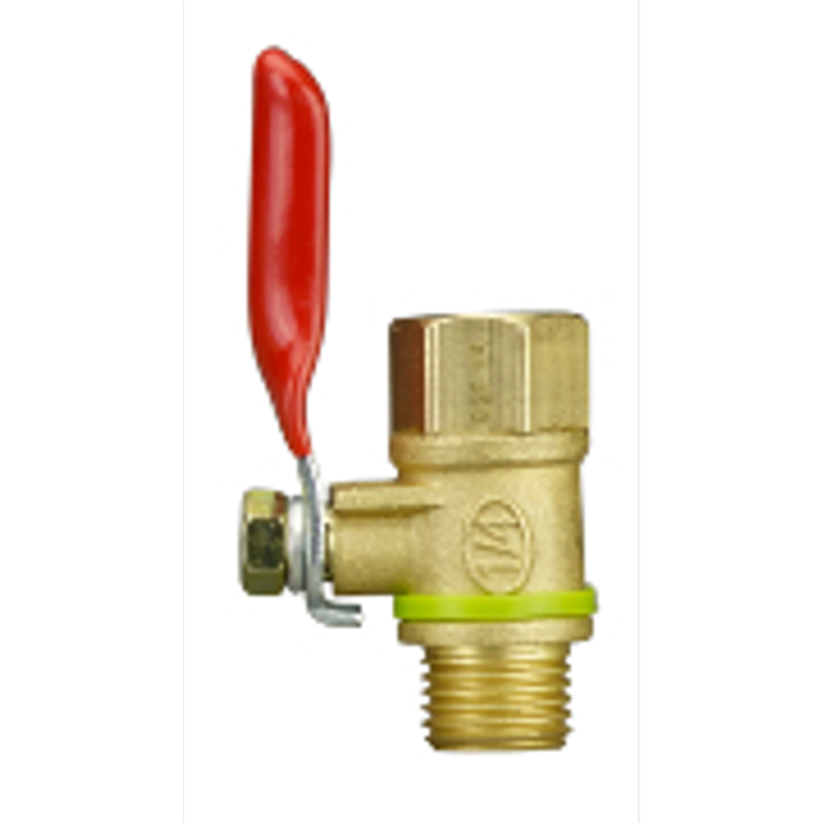 PowerFit 1/4" BSP Inline Valve Air Tool Fitting, Brass
