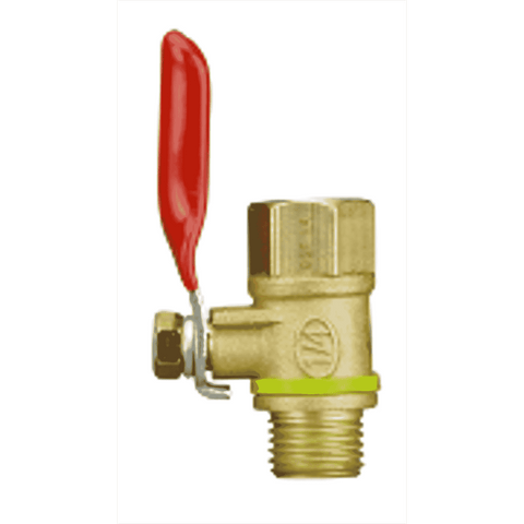 PowerFit 1/4" BSP Inline Valve Air Tool Fitting, Brass