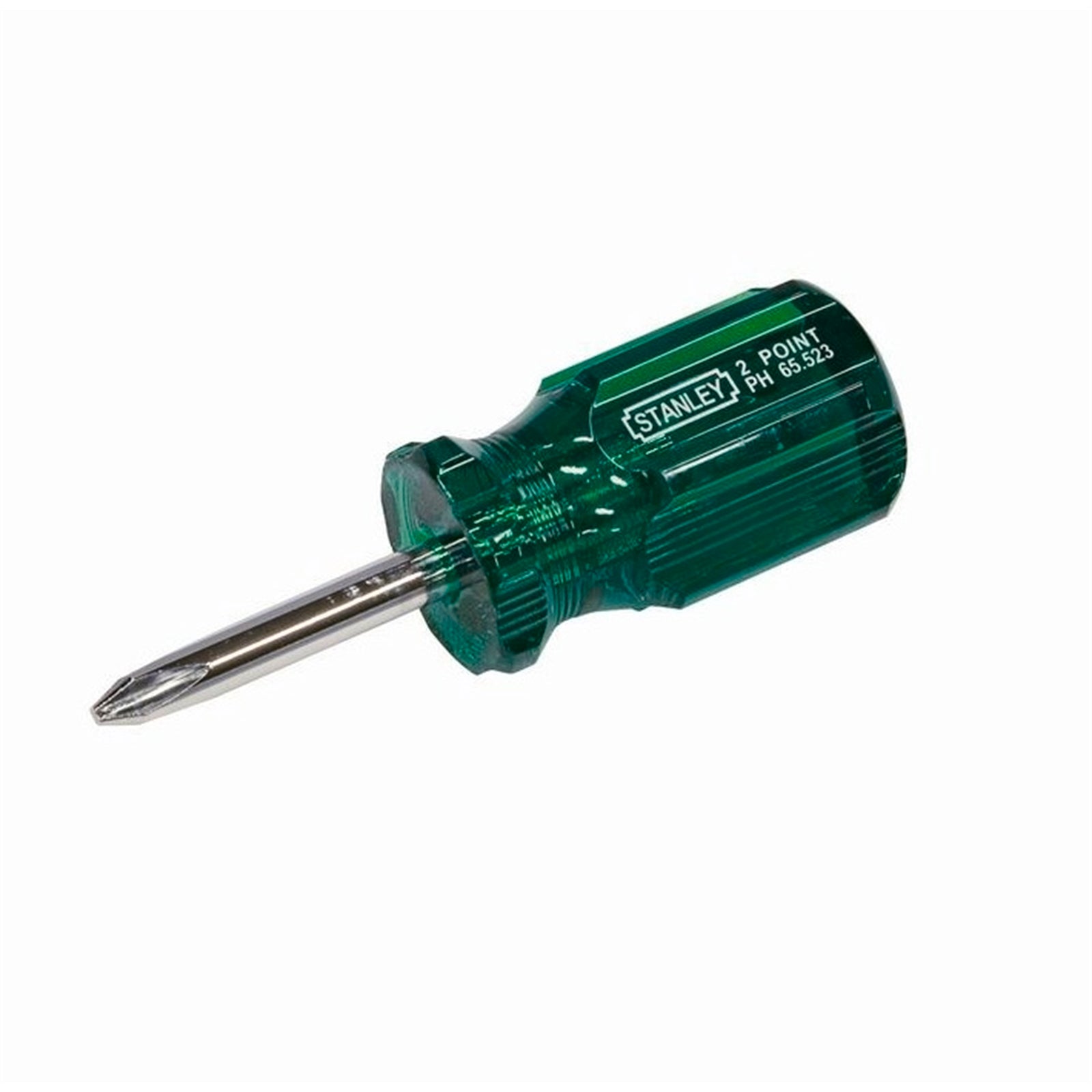 Stanley 45mm No.2 Phillips Screwdriver Steel Green