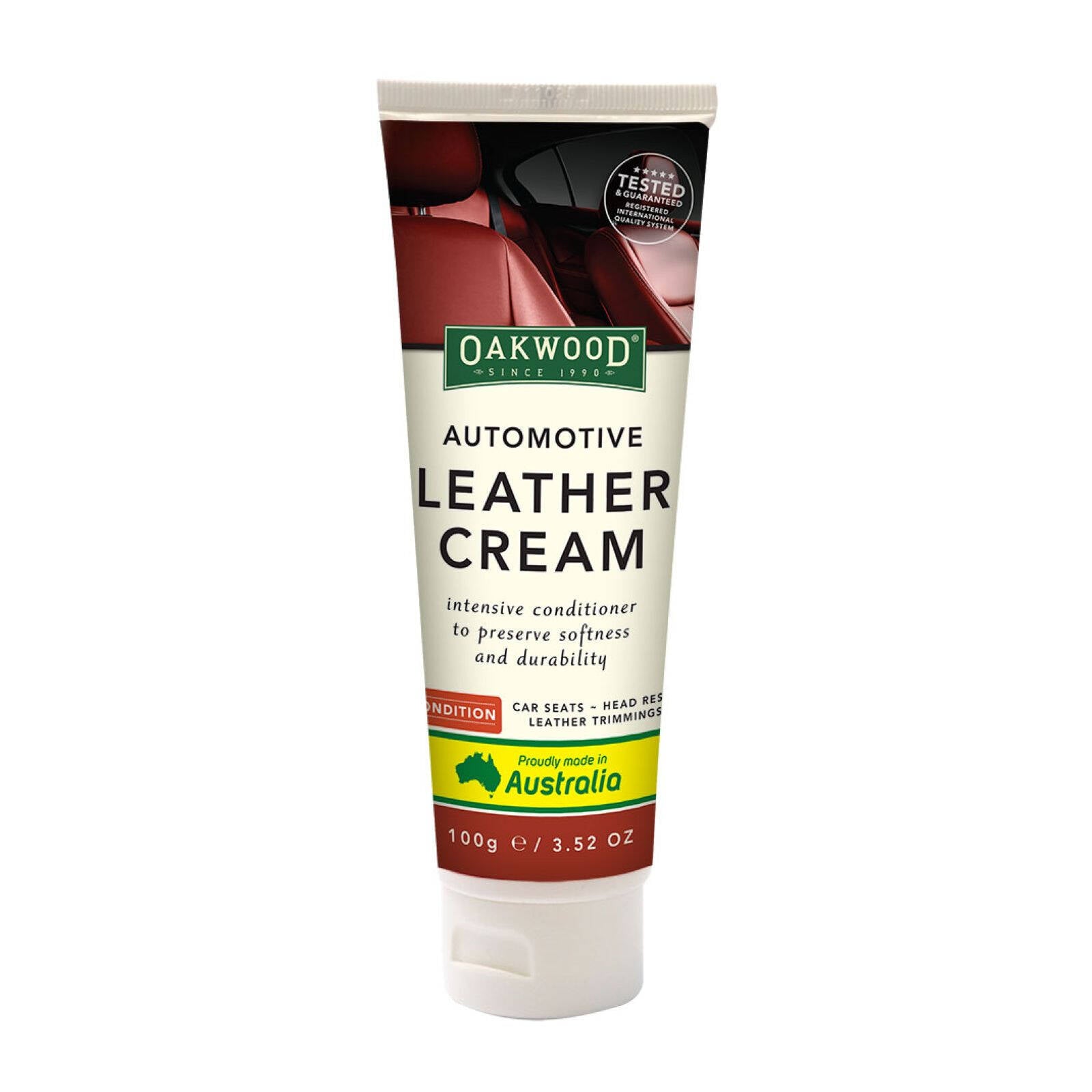Oakwood 100g Natural Automotive Leather Cream