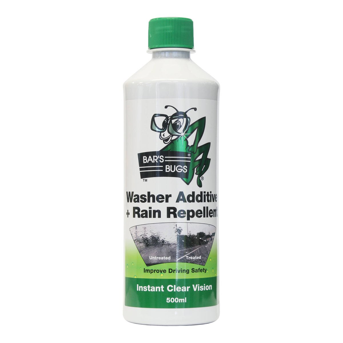 Bar S Bugs Windscreen Cleaner 500ml - Concentrated Rain Repellant - Clear - SuperSaverAU - view 1