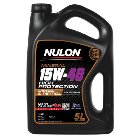 Nulon Mineral 15W-40 High Protection Engine Oil 5L