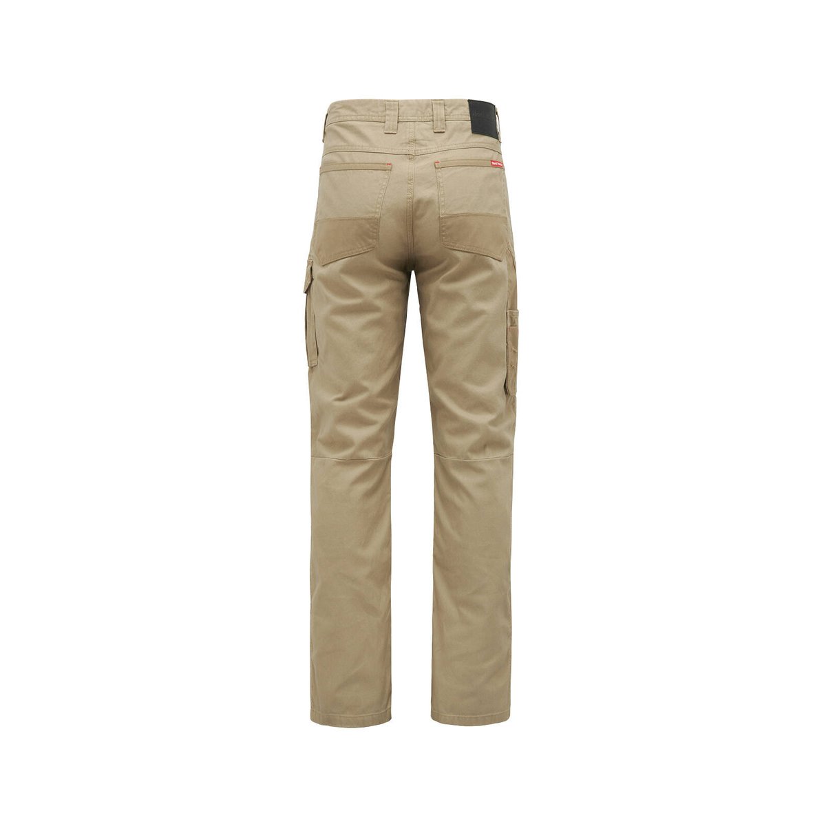 Hard Yakka Men's Legends Cotton Cargo Pants Khaki, Size 92R, 340gsm 100% Cotton, Triple Stitched
