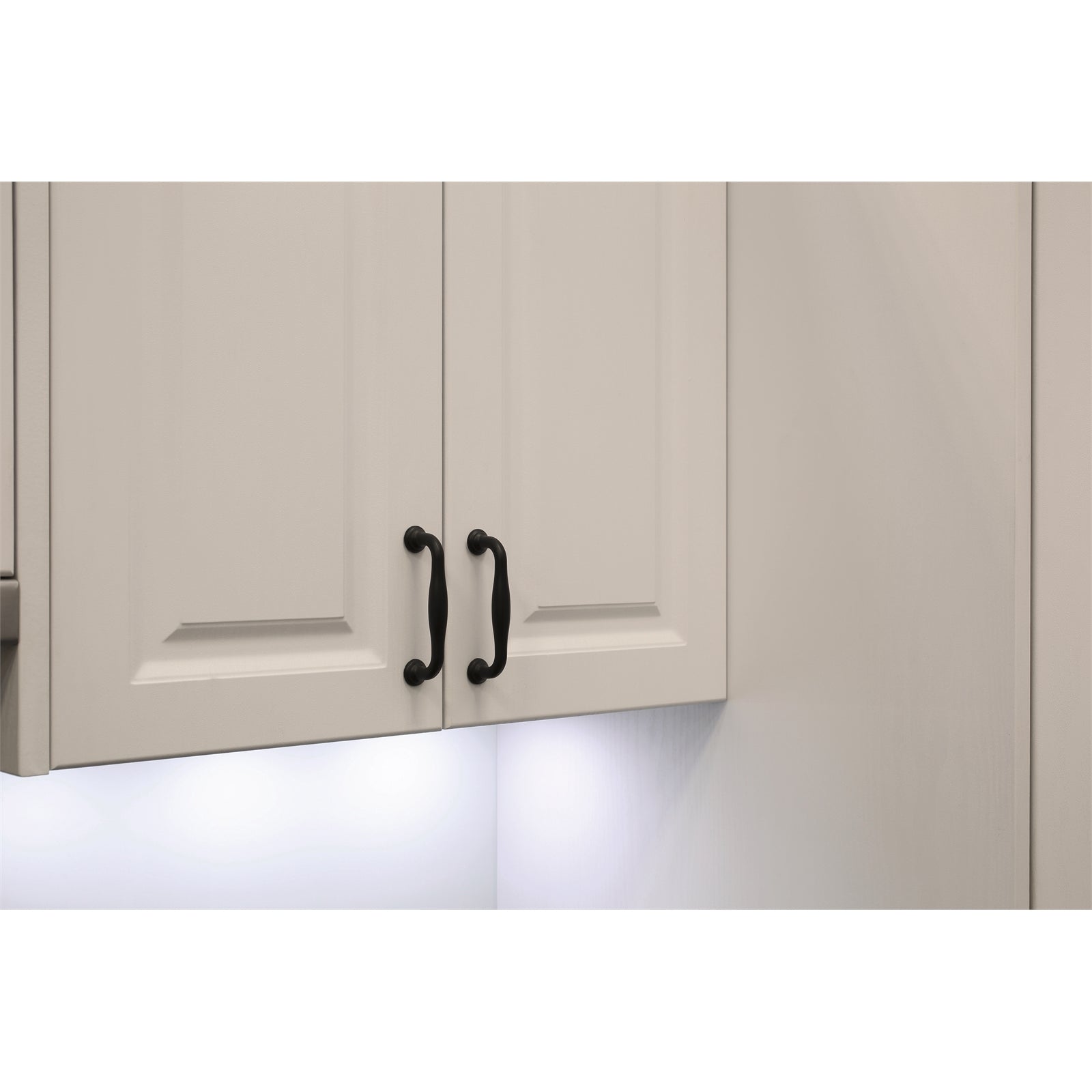 Lane 115mm Matte Black Hampton Handle Zinc Alloy - 4 Pack