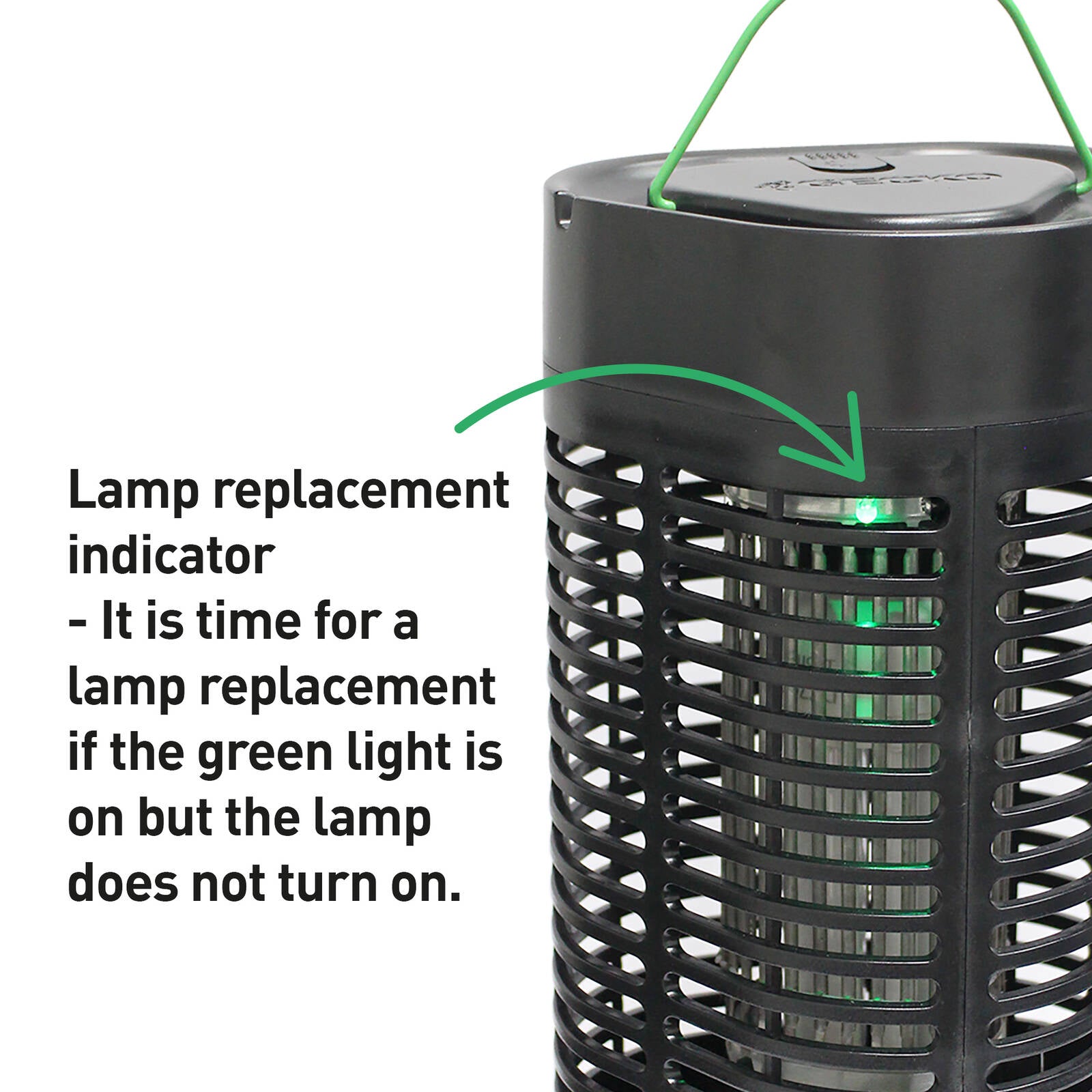 Gecko Medium LED Insect Zapper Outdoor 24GKOLT40V1LED