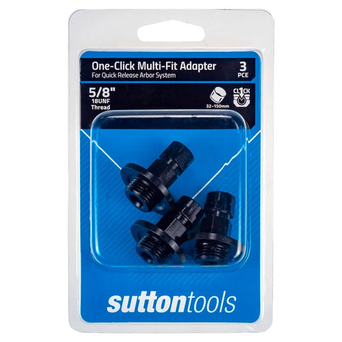 Sutton Tools 32-150mm Holesaw Adaptor 3 Pack Steel