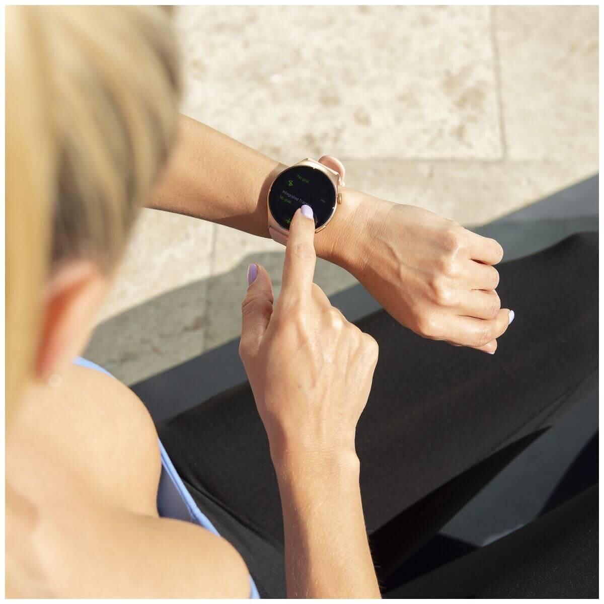 Fitsmart Fusion smartwatch - AMOLED display, built-in GPS, health monitoring, black - 10004975