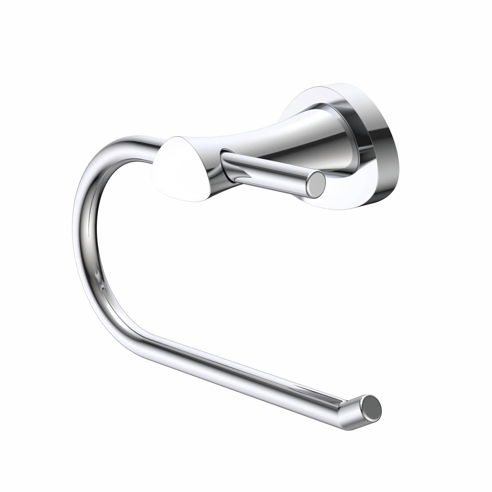 Caroma Acacia Toilet Roll Holder - Polished Chrome Brass Wall Mounted