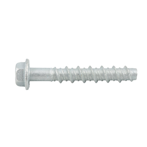 Ramset AnkaScrew 6 x 50mm Galvanised Masonry Anchor - Flanged Hex Screw-In - 10 Pack
