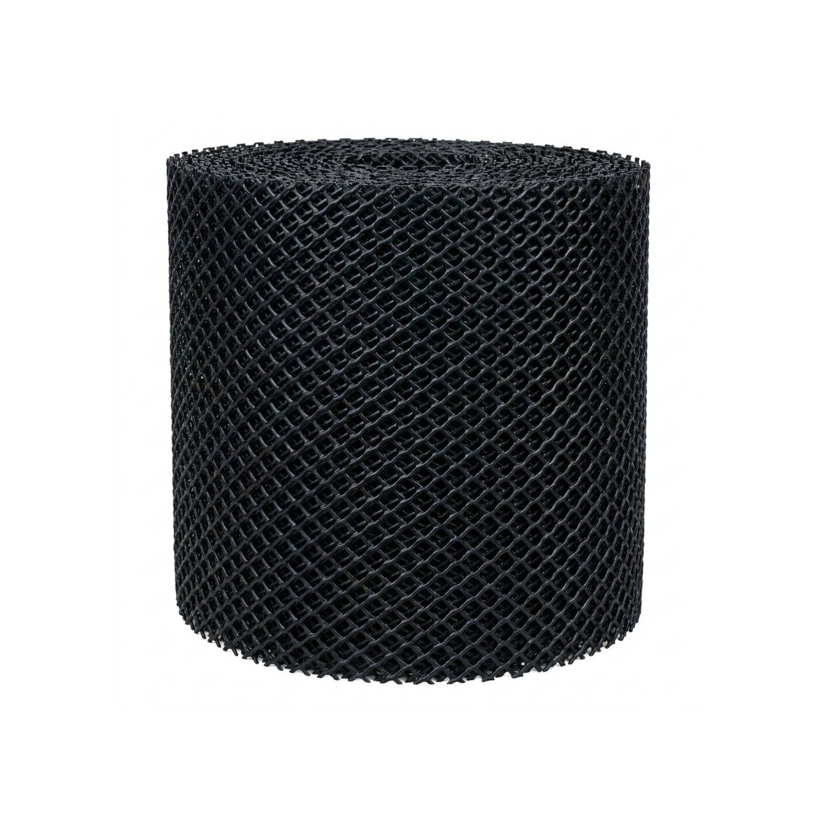 Jack 180mm x 15m Black Plastic Super Gutter Guard - Trade Pack