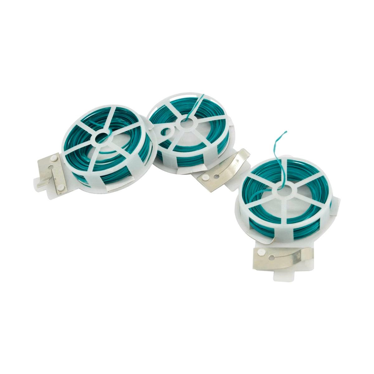 PVC Coated Steel Garden Wire - 3 Pack