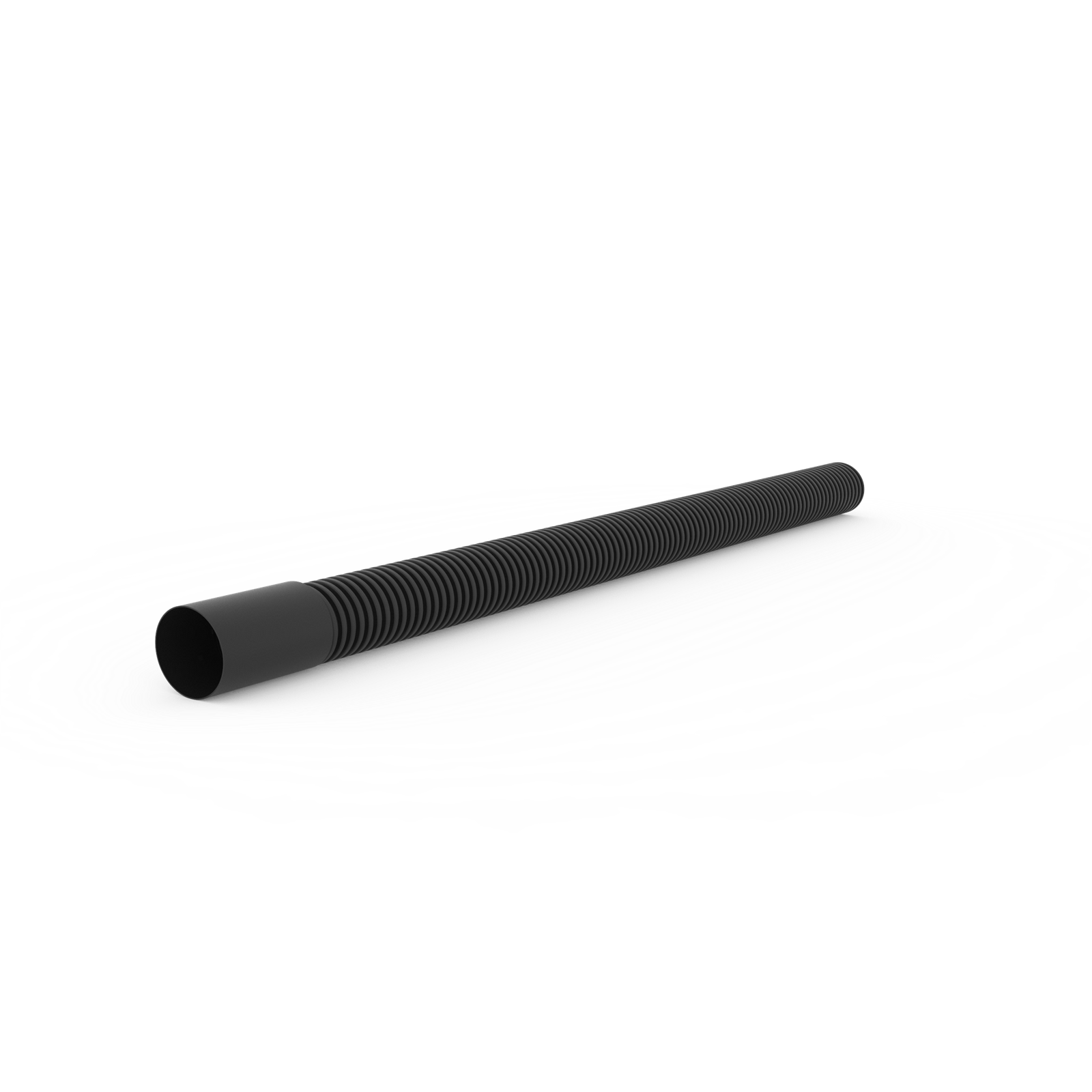 RELN 65mm x 1m Black Slotted Ag-Pipe with Joiner