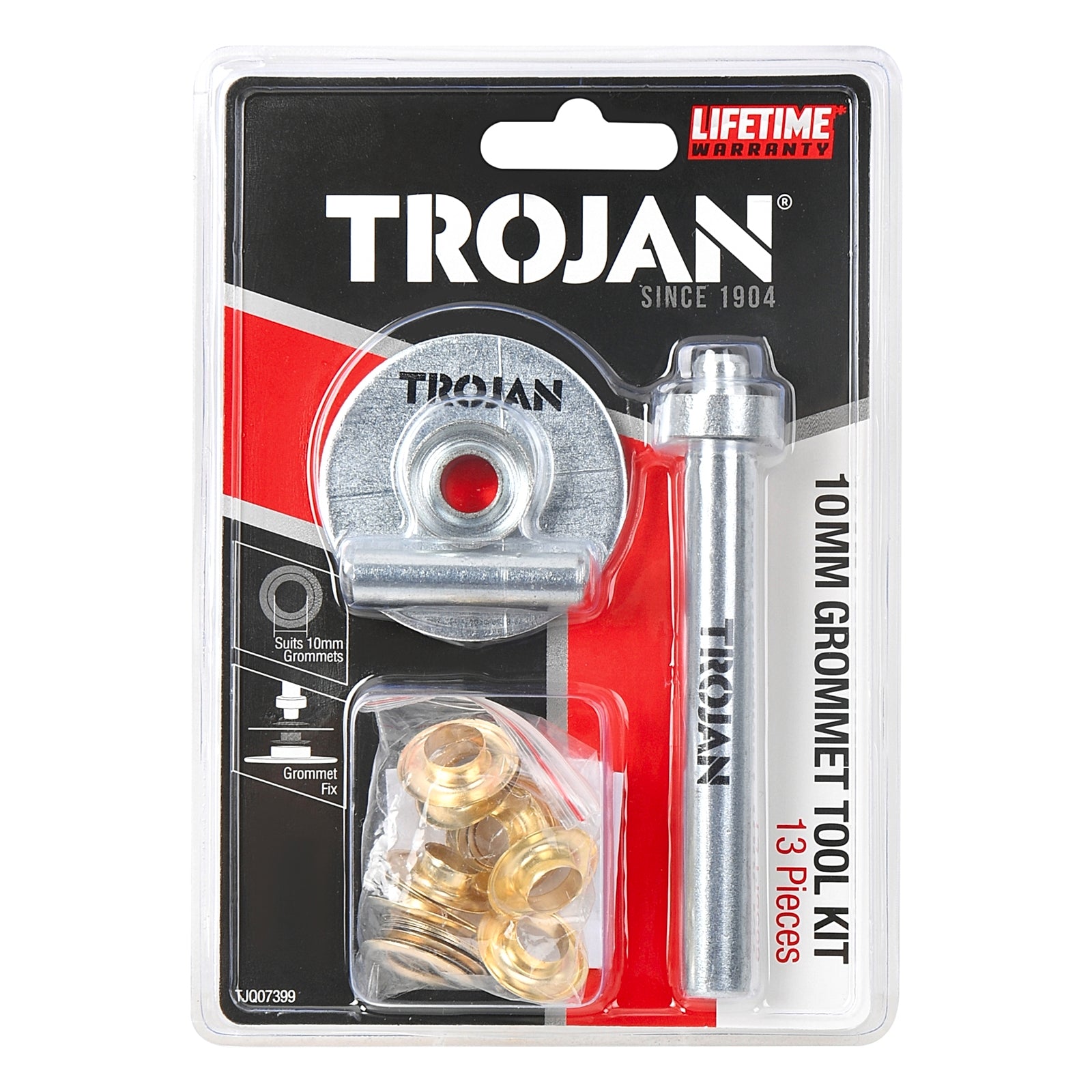 Trojan 10mm Grommet Tool Kit - 13 Piece