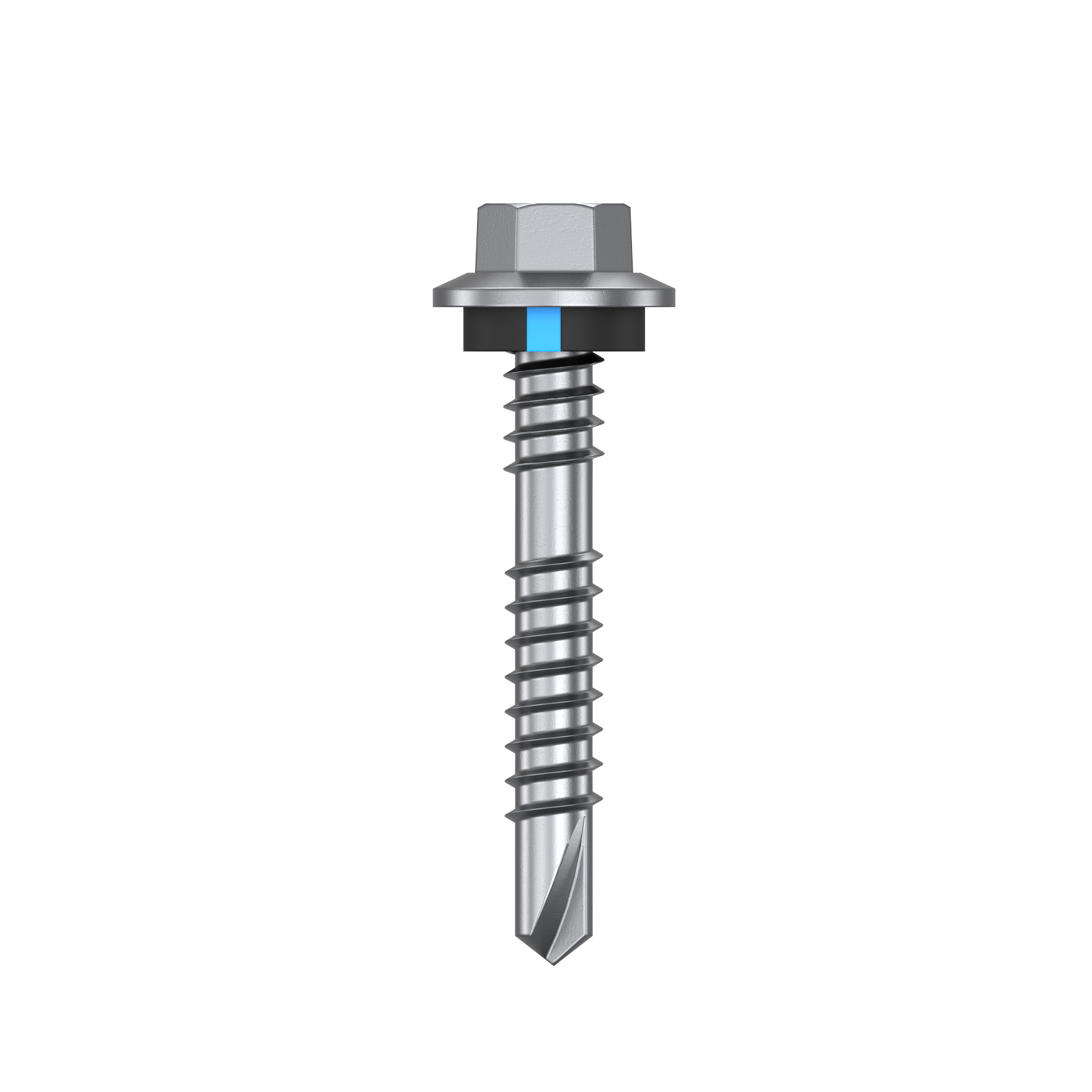 Bremick 12g x 39mm B8 Hex Roofing Screw Drill Point Carbon Steel - Box 500
