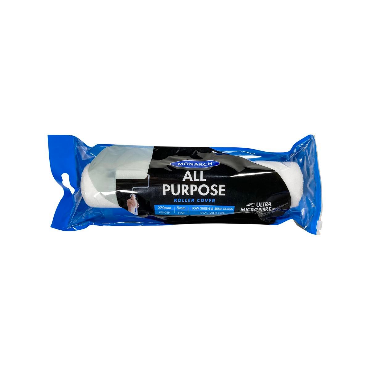 Monarch 270mm All Purpose Ultra Microfibre Roller Cover 9mm Nap
