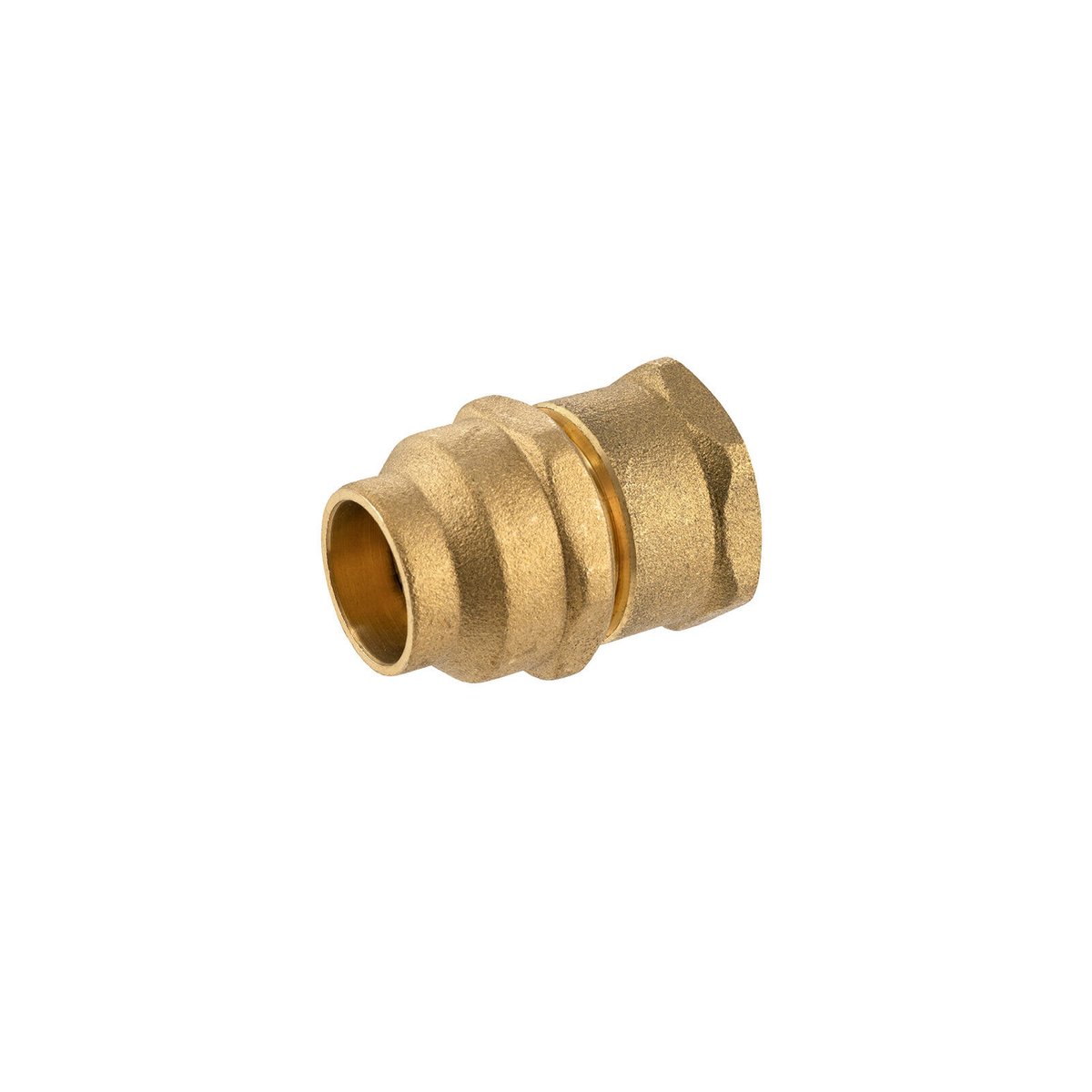 Brasshards 20fl x 20fi Brass Female Flared Compression Union - Lead Free - 34mm x 41mm x 31mm - WaterMark Approved - SuperSaverAU - view 1