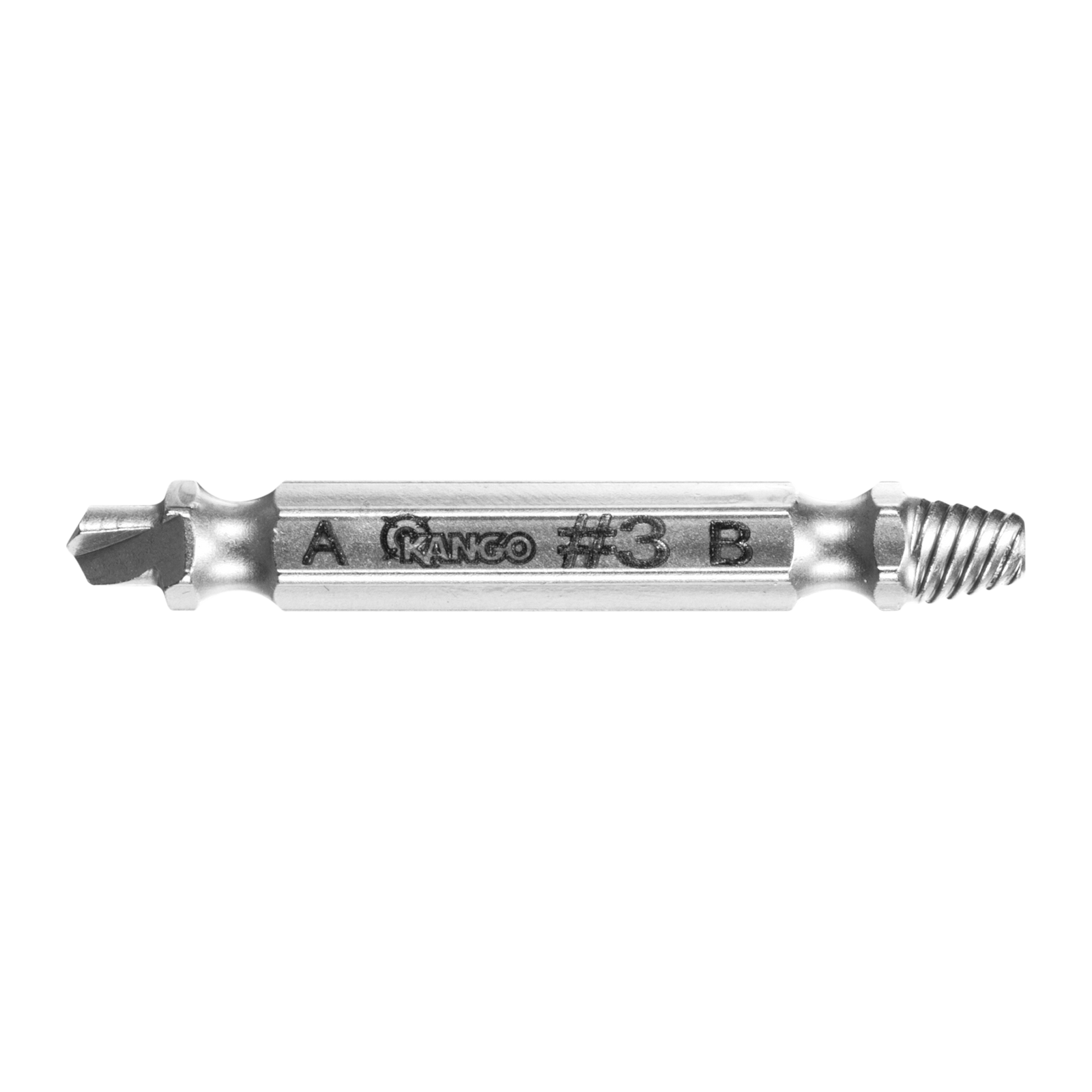 Kango Size #3 Screw Extractor - Double-Ended M2 Steel for 10G-14G Screws