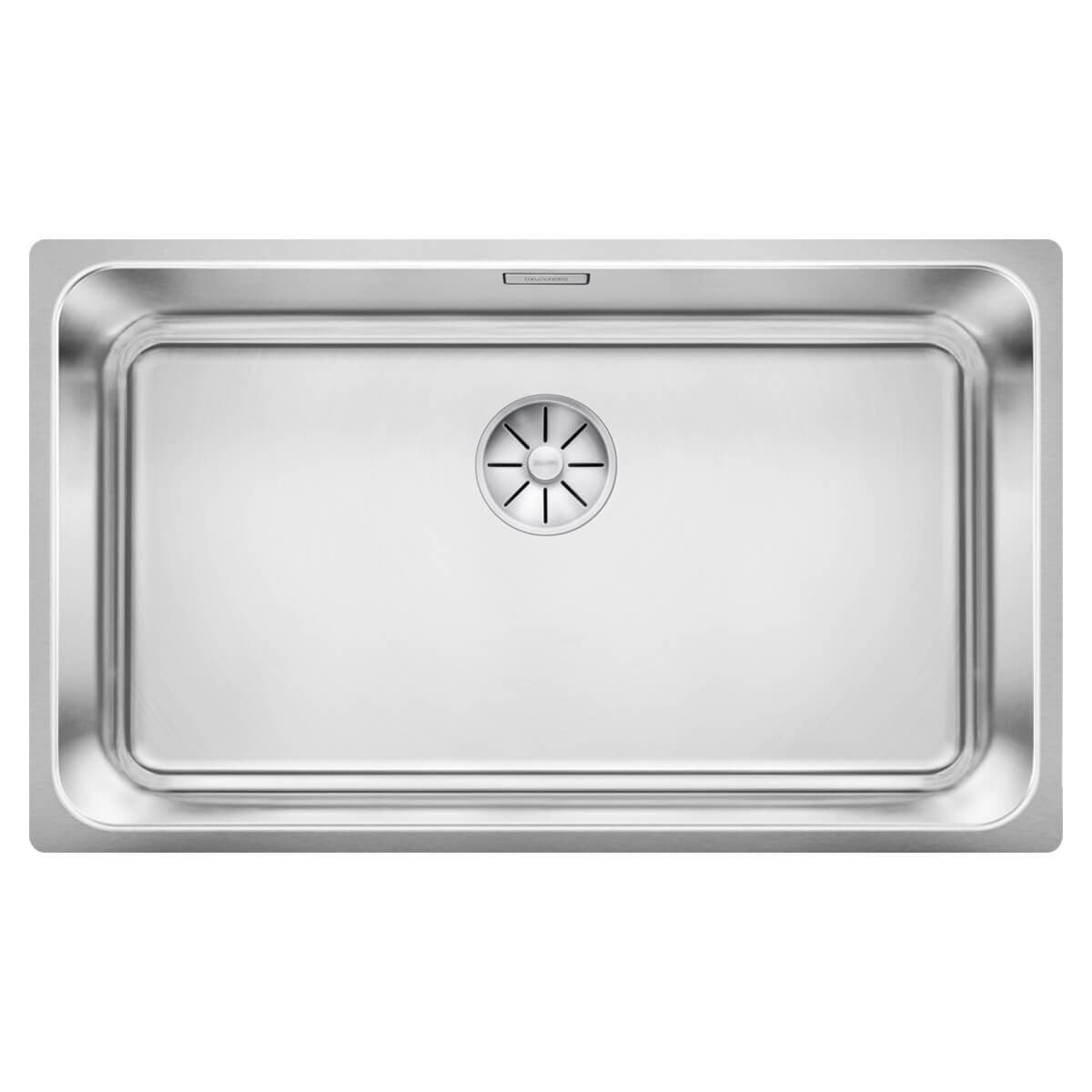 Blanco Solis 700-U undermount sink - stainless steel finish, covered C-overflow, InFino drain - 528001