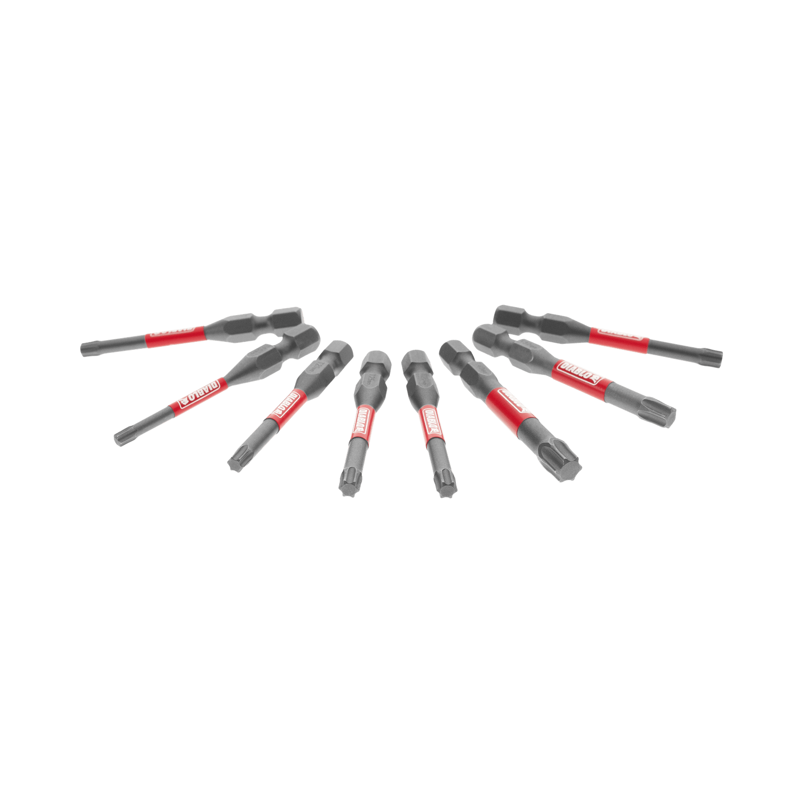Diablo 50mm 1/4" Torx Drive Bits - 8 Pack