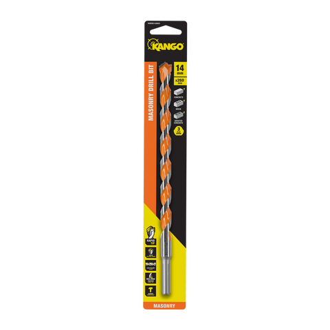 Kango 14mm x 260mm Masonry Drill Bit - Durable Carbide Rapid Tip - SuperSaverAU - view 1