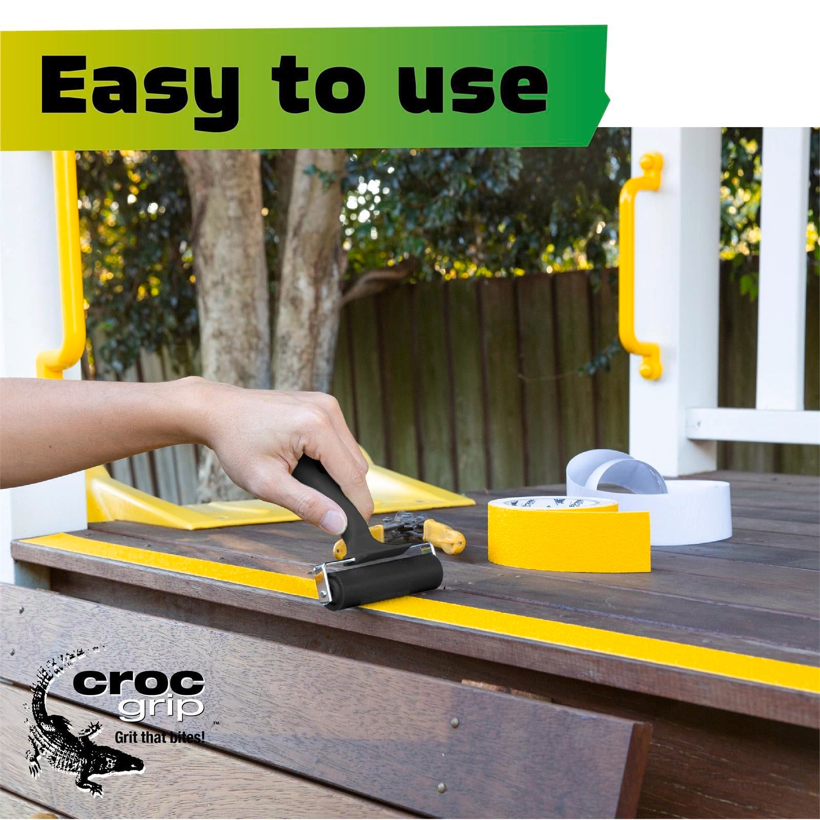 Croc Grip Anti-Slip Application Roller, 200mm, ABS, Comfort Handle