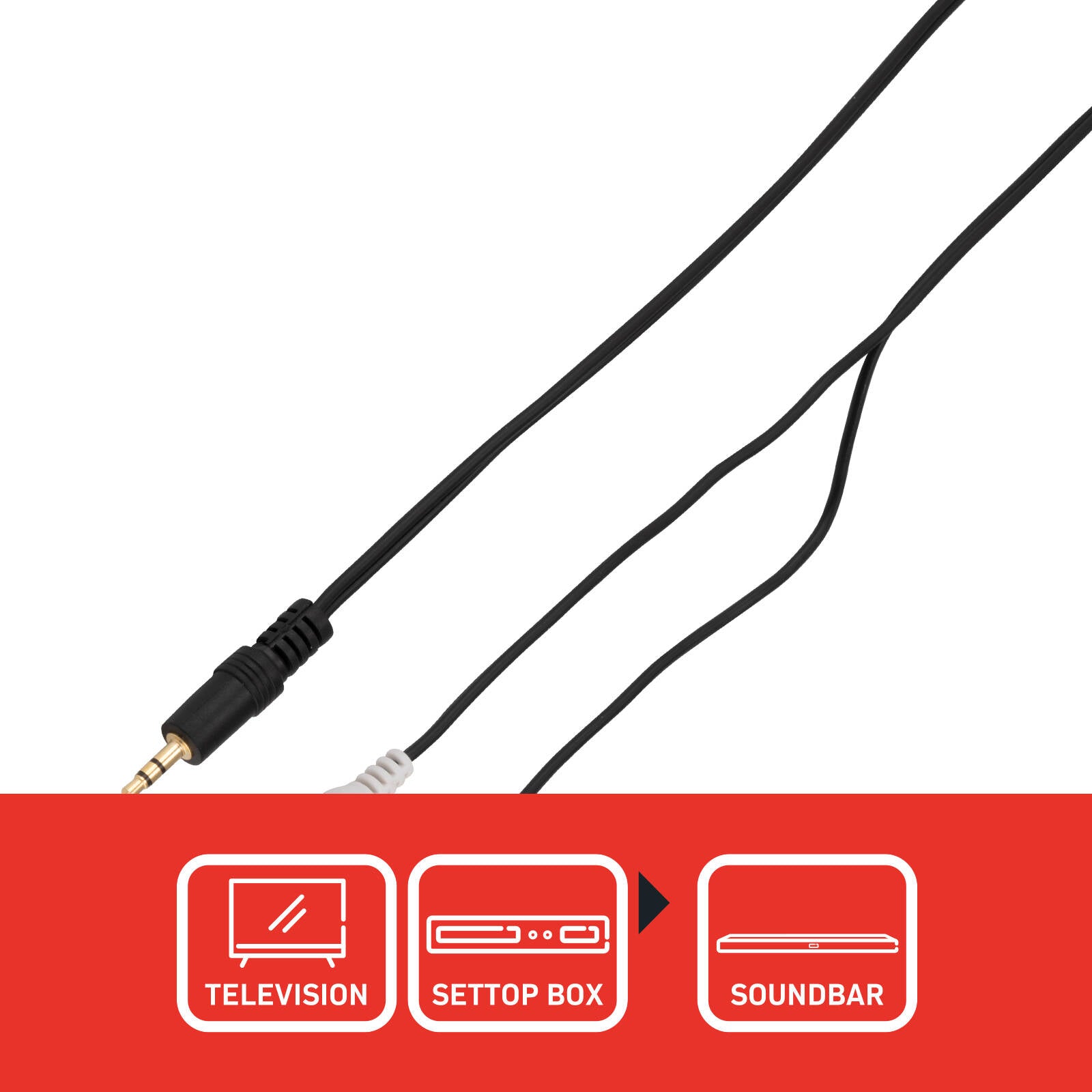 Antsig 1.5m 3.5mm AUX to RCA Cable