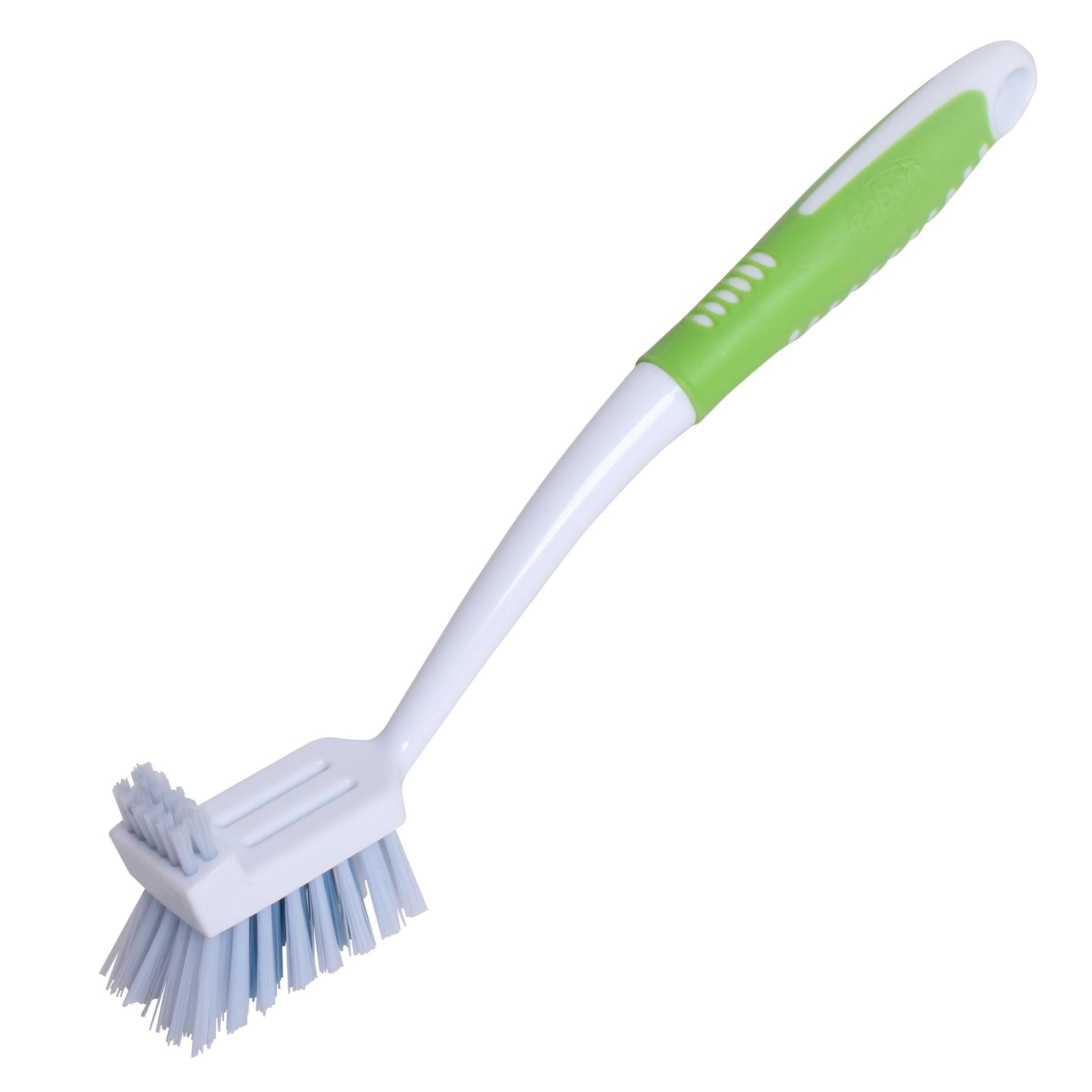 Sabco Flow Through Rectangular Dish Brush Antibacterial Nylon Bristles