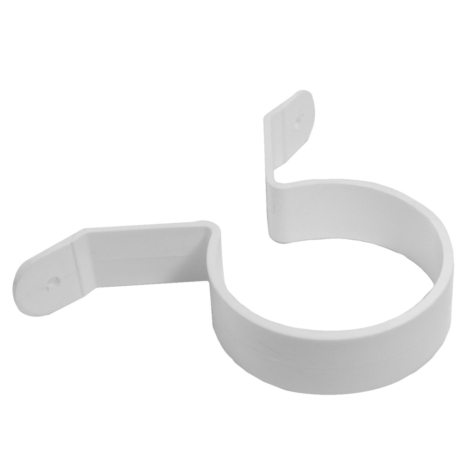 Icon Plastics 80mm Round White PVC Downpipe Clip