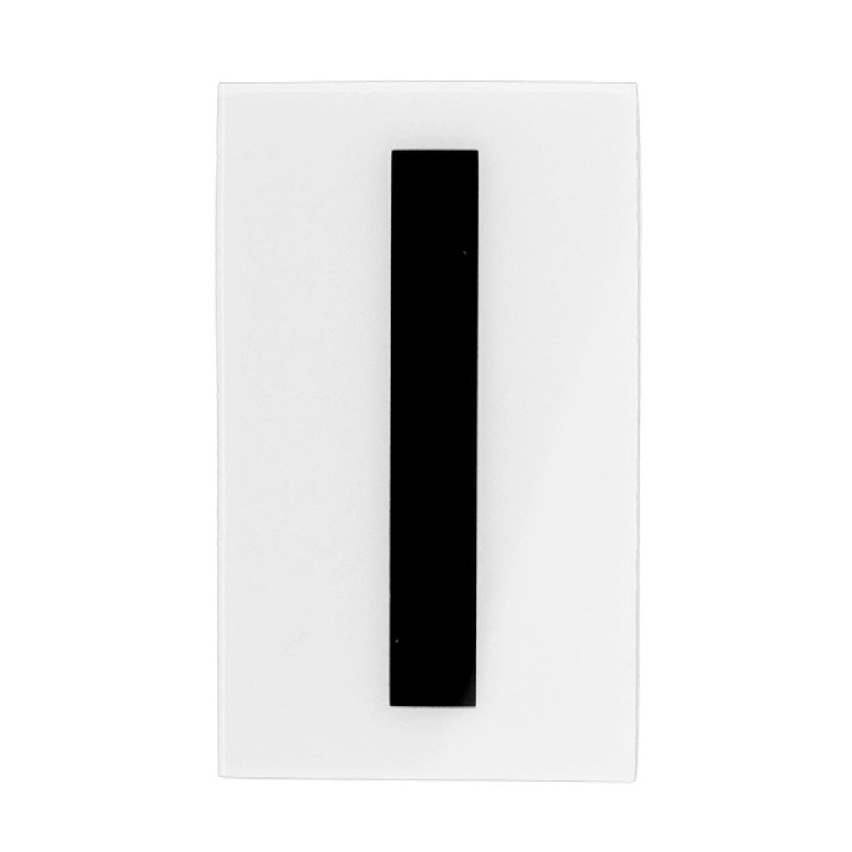 Sandleford 85mm White Self Adhesive House Letter I - Weather Resistant Polycarbonate