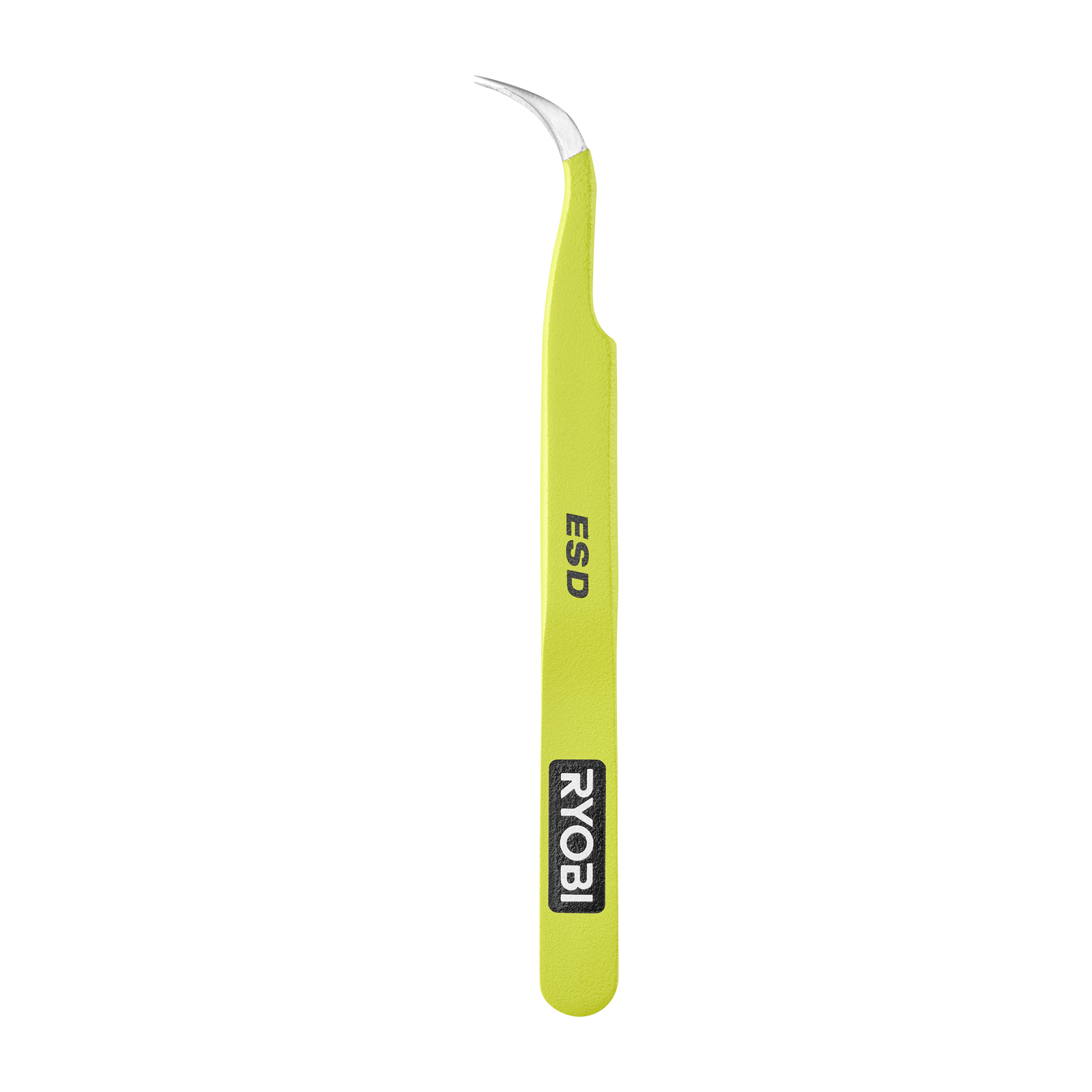 Ryobi Precision Anti-Static Tweezers 2 Pack, Straight & Curved, ESD Coated