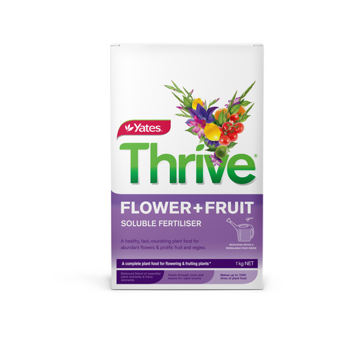 Yates Thrive Flower & Fruit Soluble Plant Food 1kg - Fast-Acting Fertiliser