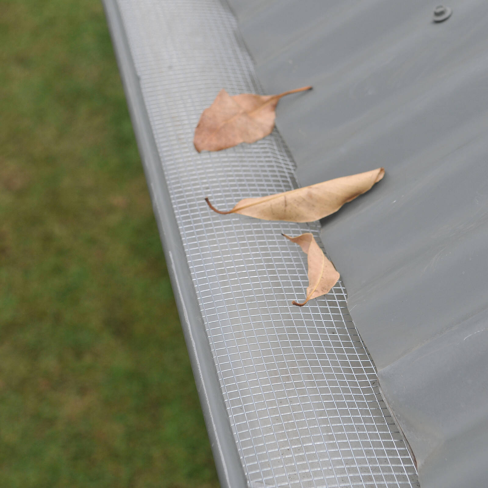 Jack Fire Guard Galvanised Steel Gutter Mesh 190mm x 10m