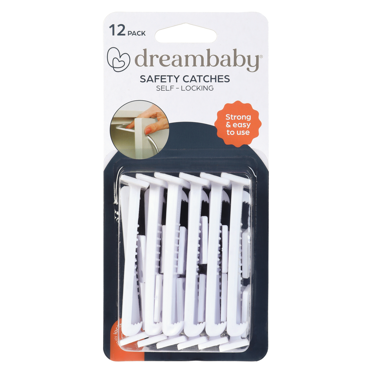 Dreambaby White Child Safety Catch - 12 Pack