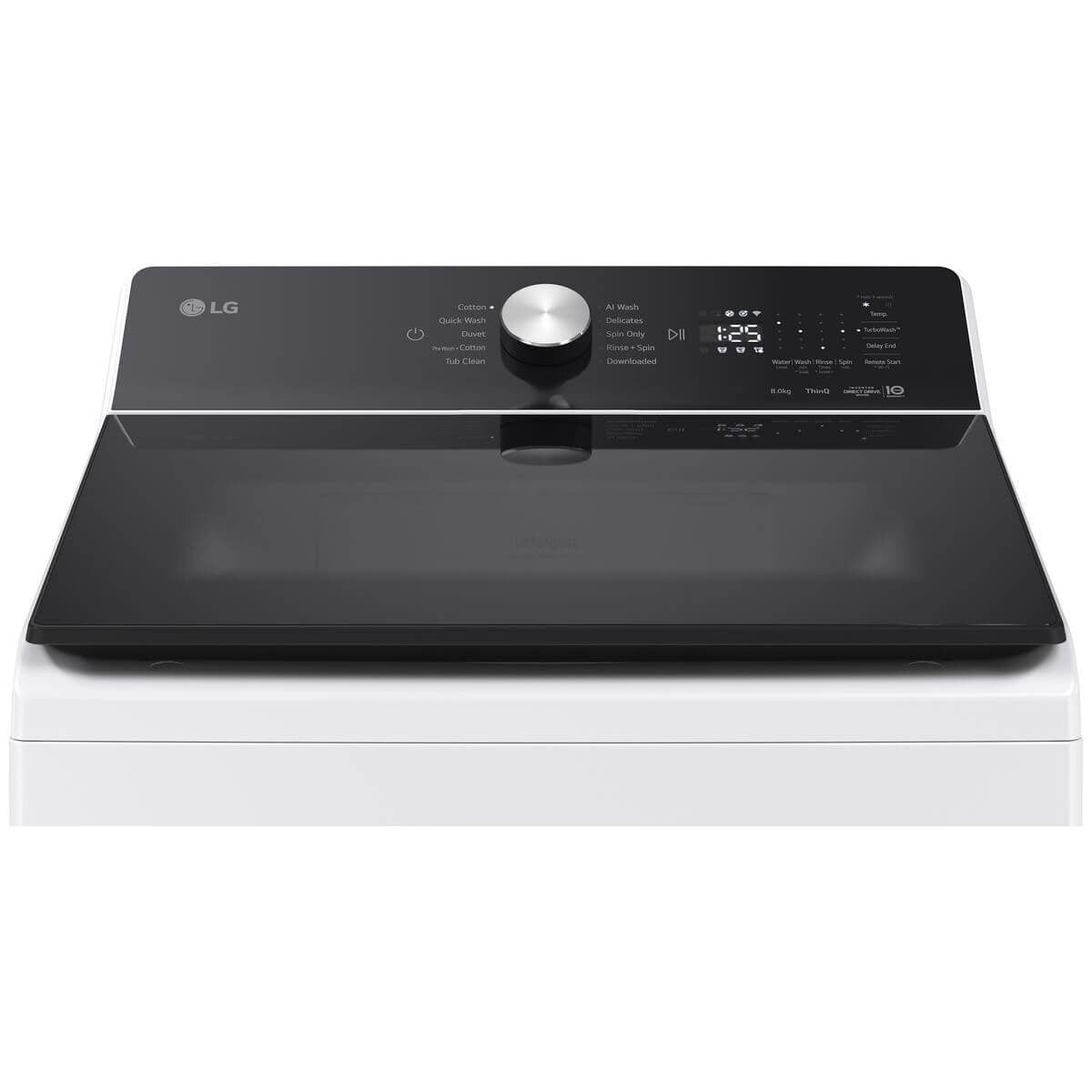 LG Series 5 8kg AI Top Load Washing Machine - AI Direct Drive, ThinQ Smart Control, 5 Star Energy - WTX3-08W