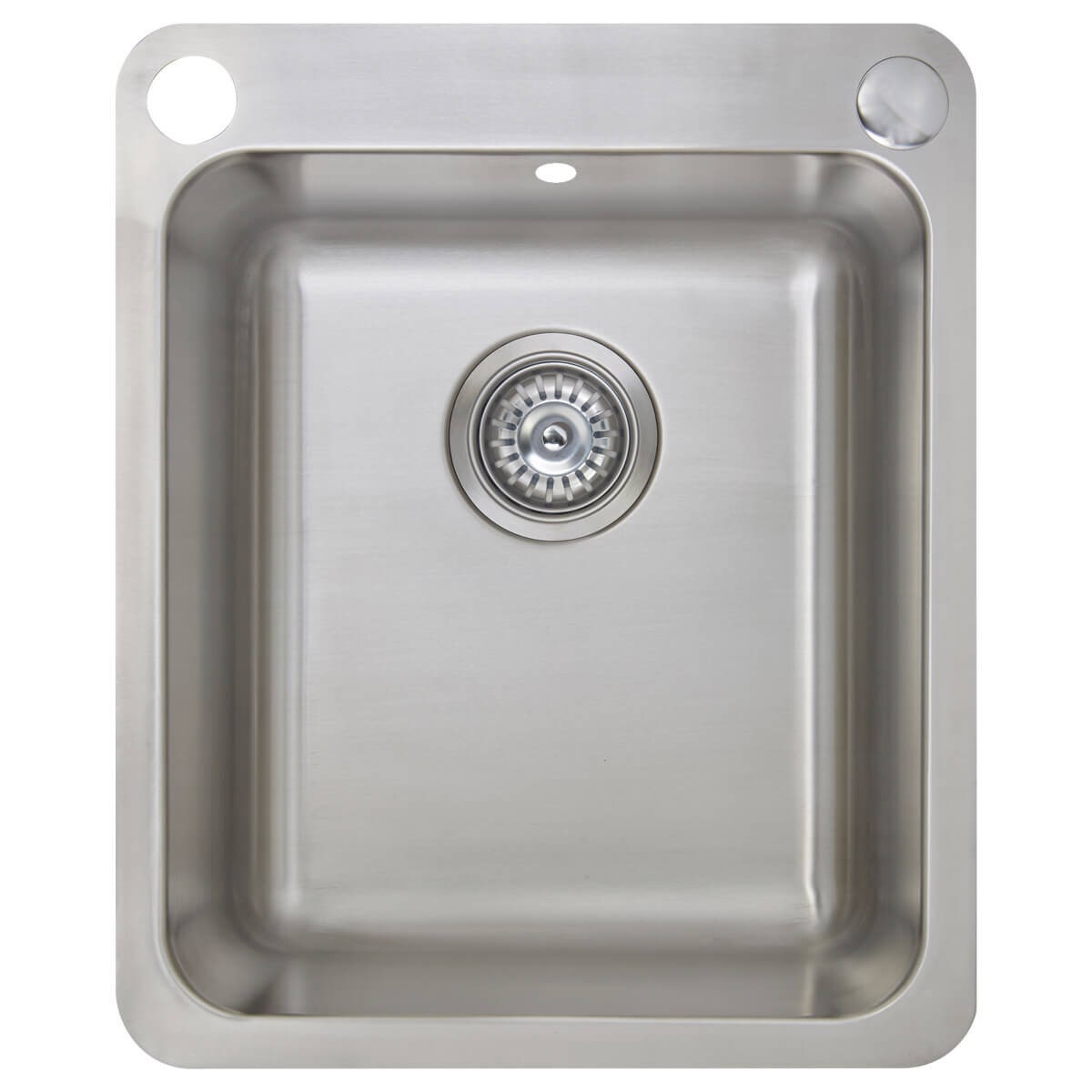 Abey 30L Stainless Steel Topmount Laundry Tub with Dual Bypass and Overflow - LK30C