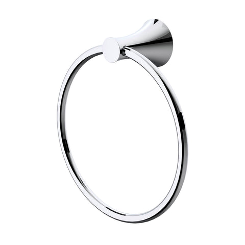 Caroma Elegance Towel Ring Polished Chrome Brass