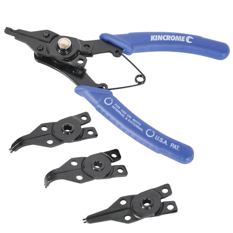 Kincrome 160mm Circlip Combination Pliers Set 5 Piece Carbon Steel