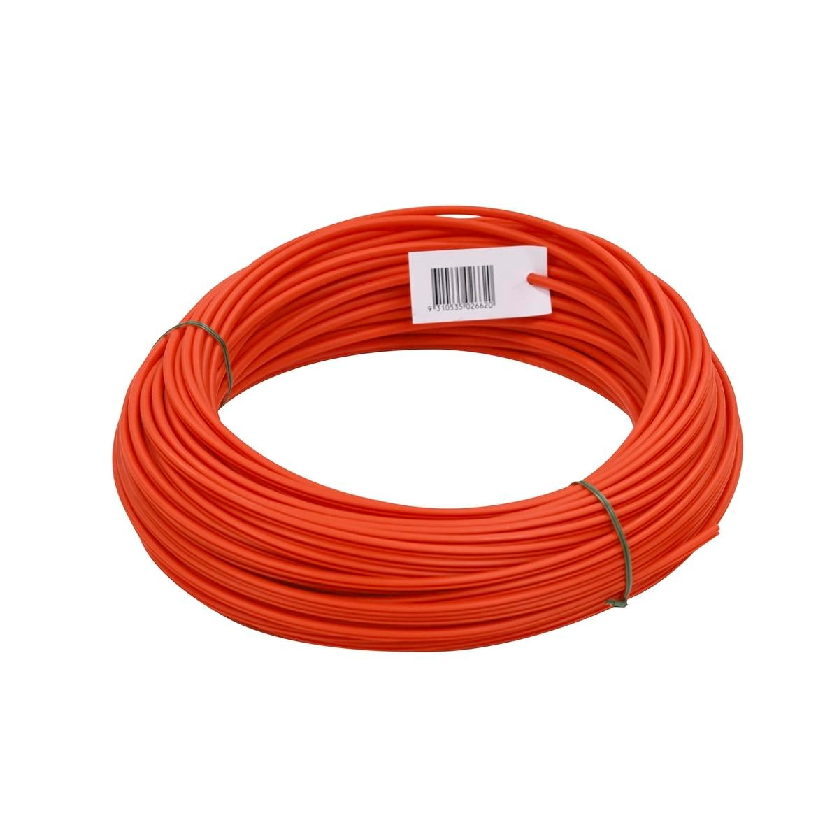 Ramset Spaghetti Wall Anchor Roll - 50m - Orange Polyethylene