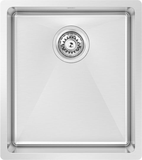 Abey single bowl sink 400mm - stainless steel SUS304, flush mount or undermount - MOA360