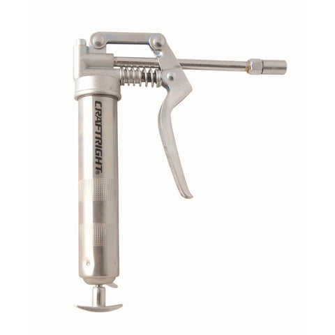 Craftright Mini Grease Gun Kit, Steel, Chrome Finish