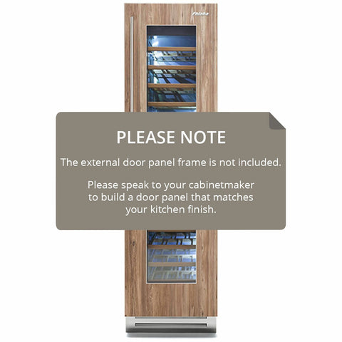 Fhiaba 60cm Integrated Wine Cabinet - Right Hinge - Riserva Humidity Control - Glass Door - S5990FW6A