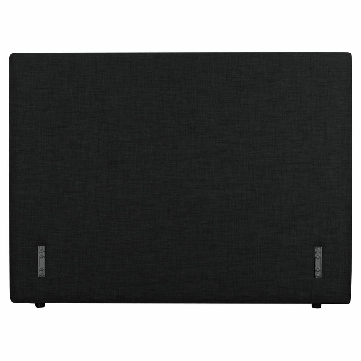 A.H. Beard Queen low bed head - black finish, casual style, 1590mm wide - DEICE1HQUE