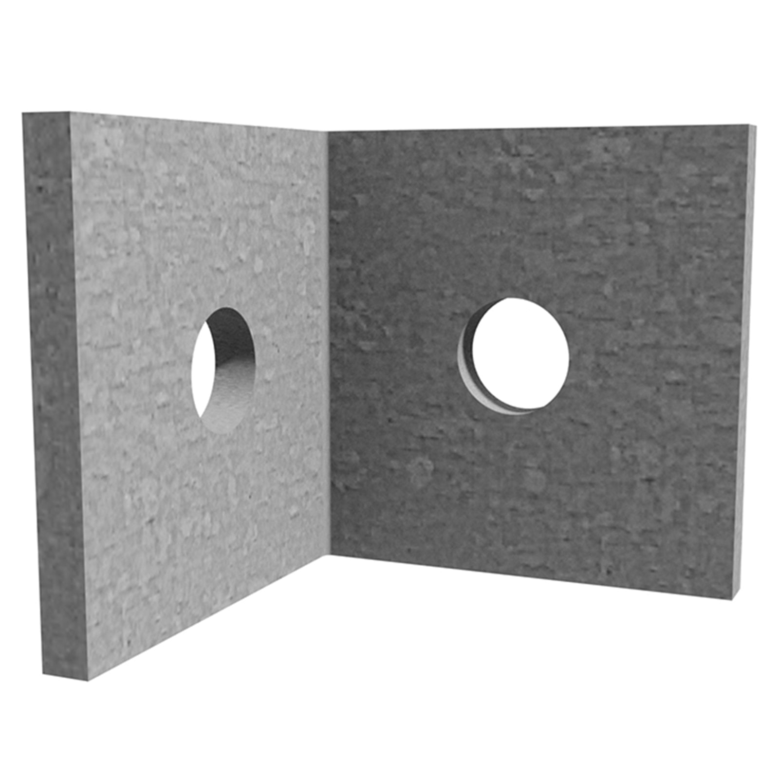 Dunnings Hot Dip Galvanised Steel Angle Bracket 50 x 50 x 50 x 5mm M12