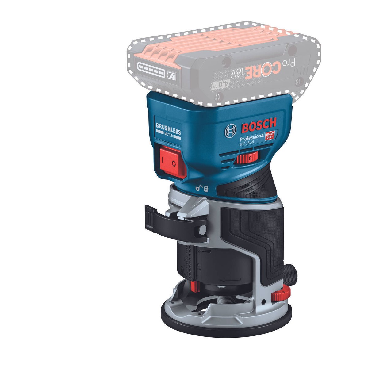 Bosch 18V Professional Laminate Trimmer Skin Only - Compact - Precision Routing - SuperSaverAU - view 1