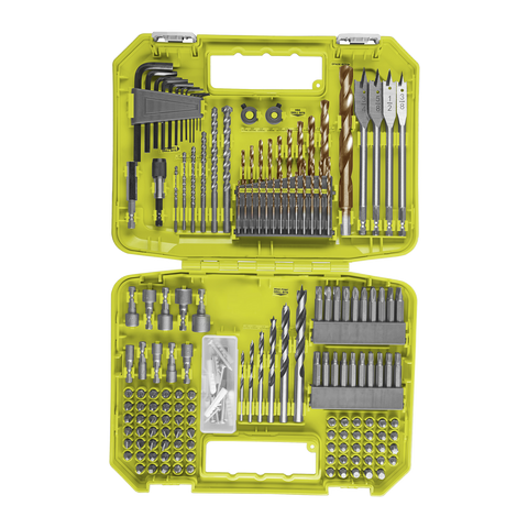 Ryobi 200 Piece DIY Essentials Drilling & Driving Kit RAK200DDFS