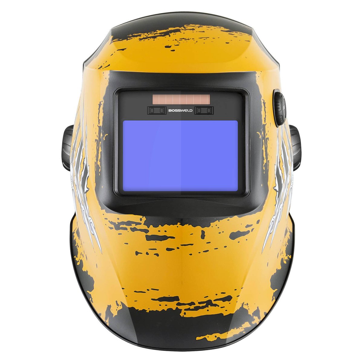 Bossweld Griz Variable Shade Welding Helmet - 100 x 60mm Viewing Area - Dual Shade 4-8 / 9-13 - SuperSaverAU - view 2