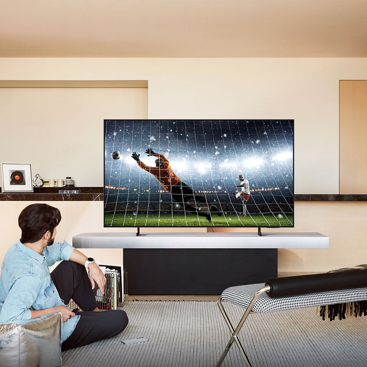 Samsung 83 Inch S85F OLED 4K Smart TV - NQ4 AI Gen2 Processor, Graphite Black - QA83S85FAEXXY