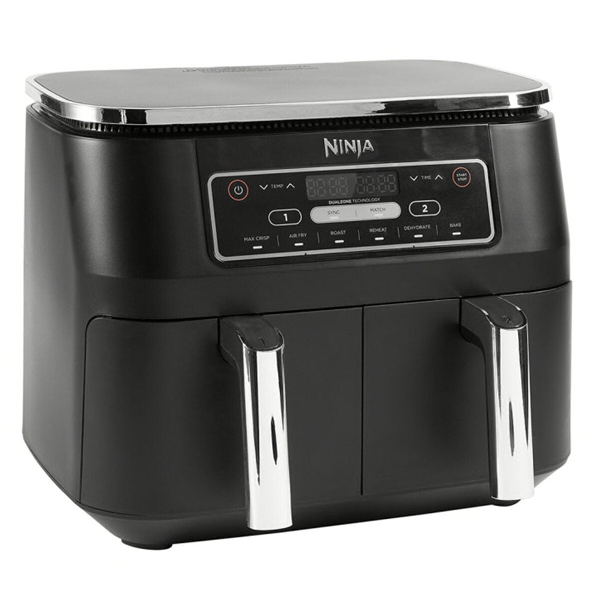 Ninja Foodi Dual Zone Air Fryer 7.6L - Granite Grey - Smart Finish, Match Cook, Six Functions - AF300