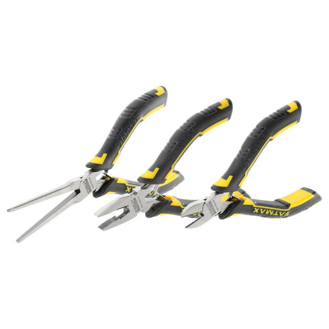 Stanley Fatmax Mini Pliers 3 Pack - 192mm x 25mm x 193mm - Precision Tools - SuperSaverAU - view 1