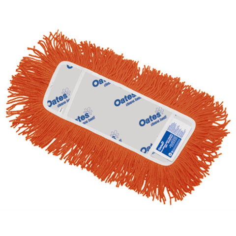 Oates 35cm Modacrylic Fringe Dusting Mop Head Refill, Orange